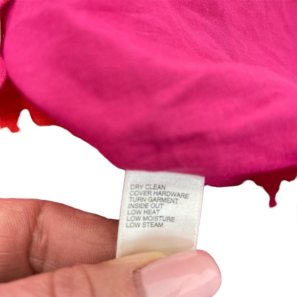 St. John Dress Tunic Swim Cover 16 Pink/Red - Picture 6 of 11